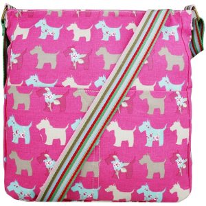 Dog Messenger Bag - Pink